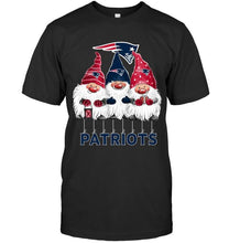 Load image into Gallery viewer, New England Patriots norway christmas gnomies elves fan t shirt