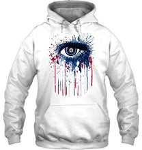 Load image into Gallery viewer, Winnipeg Jets eye paint drop art style t shirt
