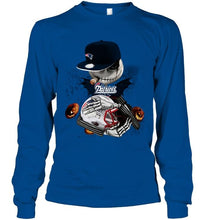 Load image into Gallery viewer, Fear the New England Patriots jack skellington halloween harvest field shirt