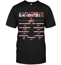 Load image into Gallery viewer, St Louis Cardinals players signed shirt