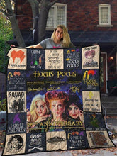 Load image into Gallery viewer, hocus pocus 26th anniversary quilt blanket