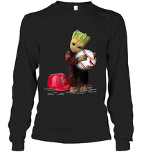 Load image into Gallery viewer, groot loves St Louis Cardinals fan shirt
