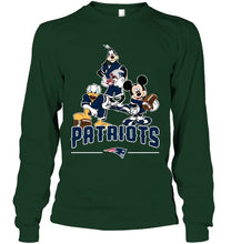 Load image into Gallery viewer, New England Patriots mickey donald goofy fan shirt