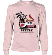 Load image into Gallery viewer, Beetle St Louis Cardinals on beach shirt
