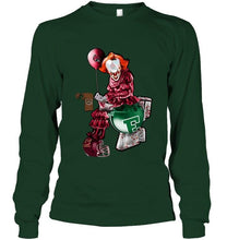Load image into Gallery viewer, IT Ball State Cardinals in toilet halloween hoodie