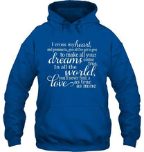 Load image into Gallery viewer, George Strait I Cross My Heart lyric shirt