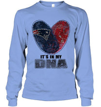 Load image into Gallery viewer, New England Patriots and Boston Red Sox it's my dna love fingerprints shirt