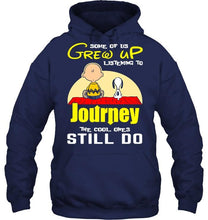 Load image into Gallery viewer, Some of us grew up listening to Journey the cool ones still do snoopy shirt