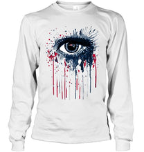 Load image into Gallery viewer, New England Patriots eye paint drop art style t shirt