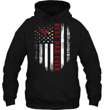 Load image into Gallery viewer, Best Arizona Cardinals dad ever american flag shirt
