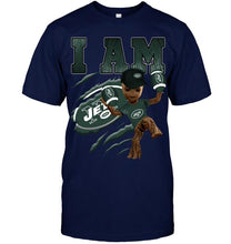 Load image into Gallery viewer, I am groot loves New York Jets fan t shirt