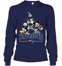 Load image into Gallery viewer, New England Patriots mickey donald goofy fan shirt