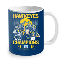 Load image into Gallery viewer, Hawkeyes Champions Holiday Bowl Hawkeyes 49 Trojans 24 shirt by Moteefes store Mug