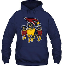 Load image into Gallery viewer, Arizona Cardinals Rottweilers fan hoodie