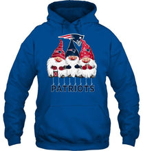 Load image into Gallery viewer, New England Patriots norway christmas gnomies elves fan t shirt
