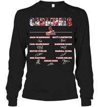 Load image into Gallery viewer, St Louis Cardinals players signed shirt