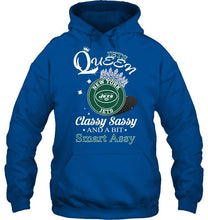 Load image into Gallery viewer, New York Jets Queen classy sasy and a bit smart asy shirt