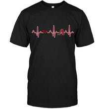 Load image into Gallery viewer, Arizona Cardinals Arizona Diamondbacks heartbeat shirt