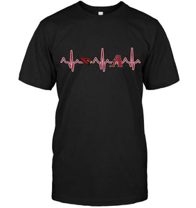 Arizona Cardinals Arizona Diamondbacks heartbeat shirt