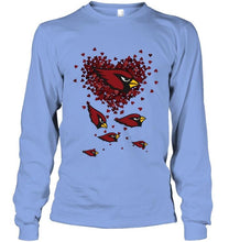 Load image into Gallery viewer, Arizona Cardinals tiny hearts shape shirt