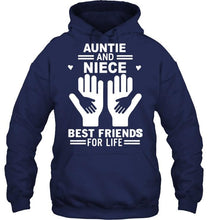 Load image into Gallery viewer, auntie and niece best friends for life T Shirt