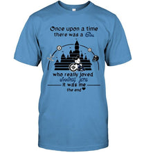 Load image into Gallery viewer, Once upon a time there was girl really loved Winnipeg Jets it was me mickey disney castle shirt