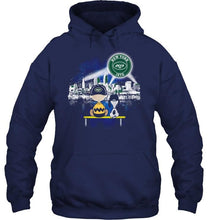 Load image into Gallery viewer, snoopy watch New York Jets city star light shirt