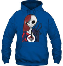 Load image into Gallery viewer, Winnipeg Jets Jack Skellington Sally halloween fan shirt