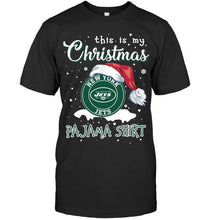 Load image into Gallery viewer, This is my christmas New York Jets pajama shirt t shirt