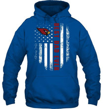 Load image into Gallery viewer, Best Arizona Cardinals dad ever american flag shirt