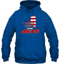 Load image into Gallery viewer, New York Jets New York 4th July independence day american flag shirt