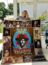Load image into Gallery viewer, waylon on tour songs legendary band fan blanket