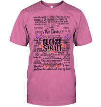 Load image into Gallery viewer, George Strait songs shirt