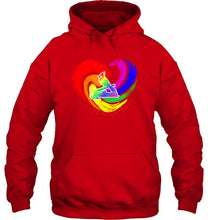 Load image into Gallery viewer, St Louis Cardinals lgbt tornado heart shirt