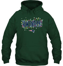 Load image into Gallery viewer, New England Patriots christmas fairy lights t shirt