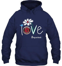 Load image into Gallery viewer, Love my Cardinals Arizona Cardinals daisy fan shirt