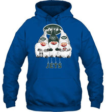 Load image into Gallery viewer, New York Jets norway christmas gnomies elves fan t shirt