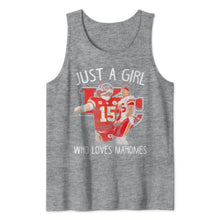 Load image into Gallery viewer, Kansas City Chiefs Just a girl who loves Mahomes shirt by Moteefes store Men's Tank Top