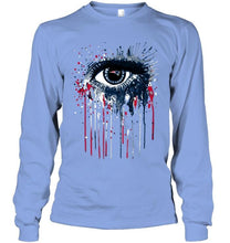 Load image into Gallery viewer, New England Patriots eye paint drop art style t shirt