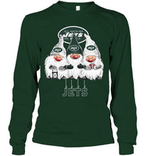 Load image into Gallery viewer, New York Jets norway christmas gnomies elves fan t shirt