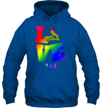Load image into Gallery viewer, Love St Louis Cardinals lgbt shirt