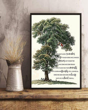 Load image into Gallery viewer, the beatles in my life lyric tree cardinal bird