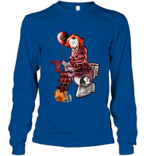 Load image into Gallery viewer, IT Louisville Cardinals in toilet halloween hoodie