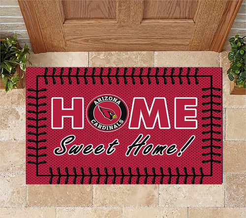 arizona cardinals home sweet home doormat doormat