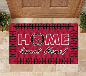 arizona cardinals home sweet home doormat doormat