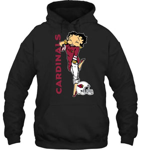 Arizona Cardinals betty boop fan shirt