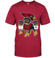 Load image into Gallery viewer, Arizona Cardinals Rottweilers fan shirt