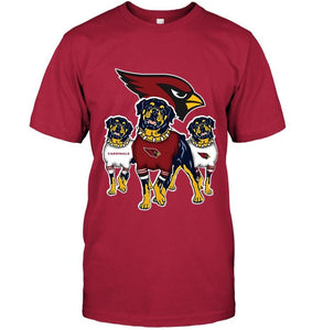 Arizona Cardinals Rottweilers fan shirt