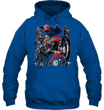 Load image into Gallery viewer, New England Patriots The avengers assemble fighting simpson shirt