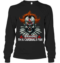 Load image into Gallery viewer, Warning I'm St Louis Cardinals fan it halloween shirt